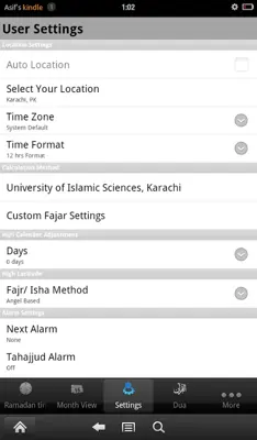 Ramadan Times android App screenshot 1