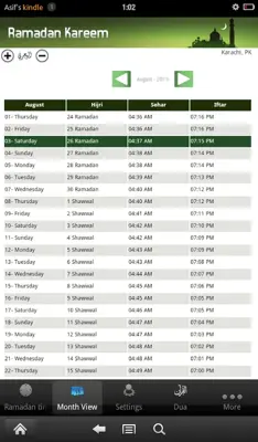 Ramadan Times android App screenshot 2