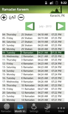 Ramadan Times android App screenshot 6